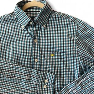 ⛳️ Masters Clubhouse Collection Men’s Button-Down Shirt | S | Italian-Made